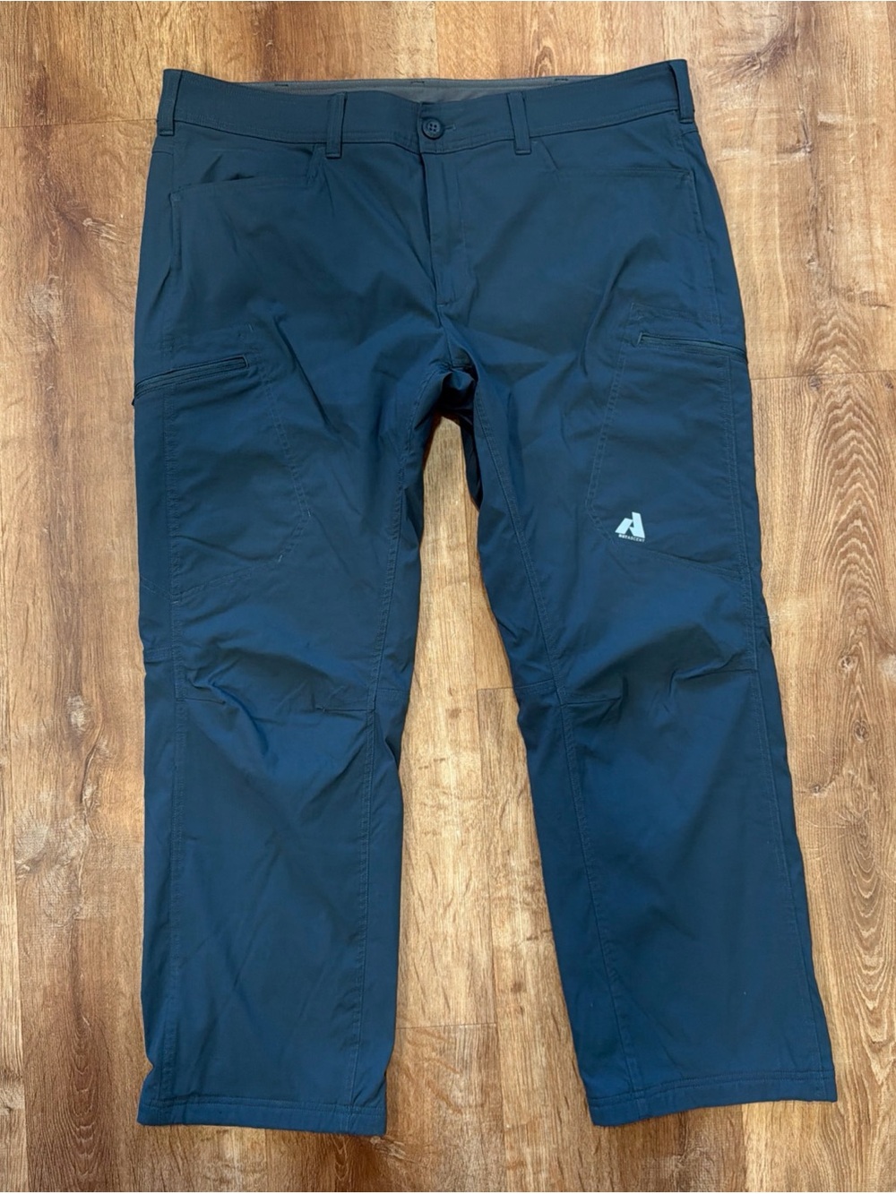 Eddie Bauer First Ascent Fleece Lined Pants Mens 40x30 Gray Guide Pro Hiking